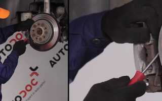 BMW E39 замена задних тормозных дисков и колодок своими руками. Видео