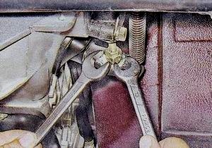 Регулировка штока рабочего цилиндра