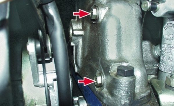 Крепление успокоителя