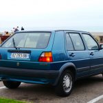 VW Golf II на парковке
