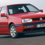 Красный Golf 3