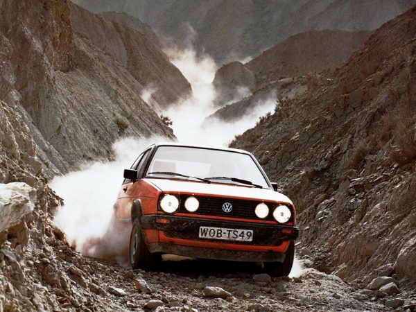 Golf II на бездорожье