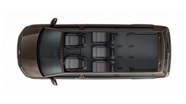 Салон VC 2017 с расположением сидений в два ряда