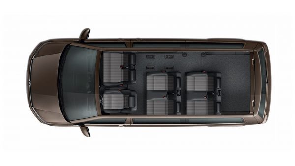 Салон VC 2017 с расположением сидений в три ряда
