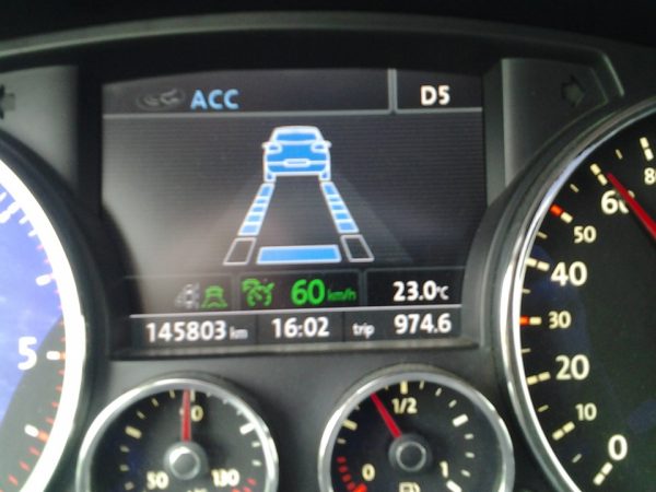 Адаптивный круиз-контроль VW Touareg