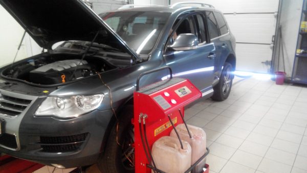 Замена масла АКПП VW Touareg