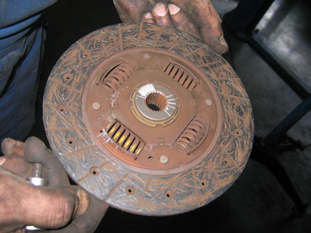 Старый диск сцепления