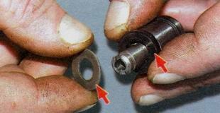 Шайба и задняя манжета