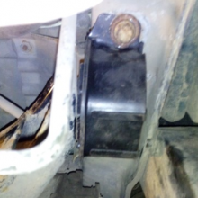 Новая подушка на месте