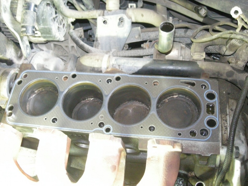 Положили новую прокладку