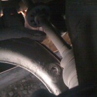 СНяли стойки стабилизатора и шаровую